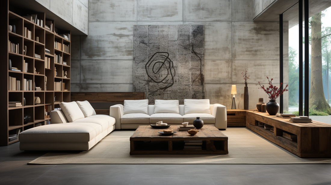 Art concrete: stylish and modern decor for walls